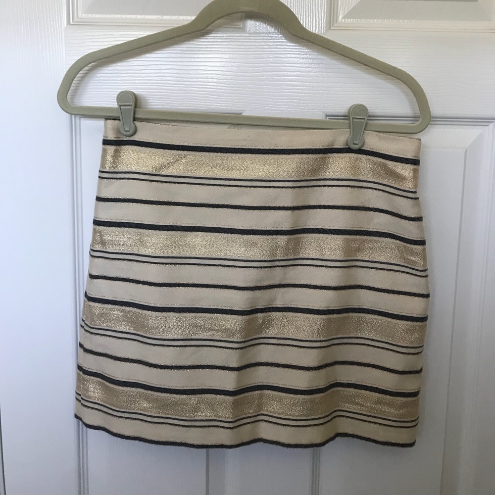J. Crew - Striped Mini Skirt
